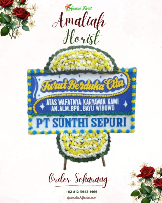 Papan Bunga Duka di Turida