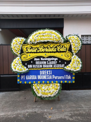 Papan Bunga Duka di Turida